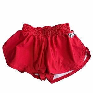 Varsity Woodlands Elite Girls Flowy Athletic Shorts | Red | YS